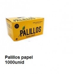 PALILLO REDONDO FUNDA  PAPEL 1000UNID