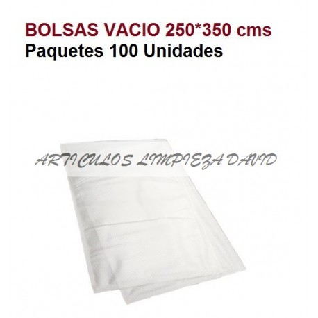 BOLSAS VACIO 250*350 PAQ 100U