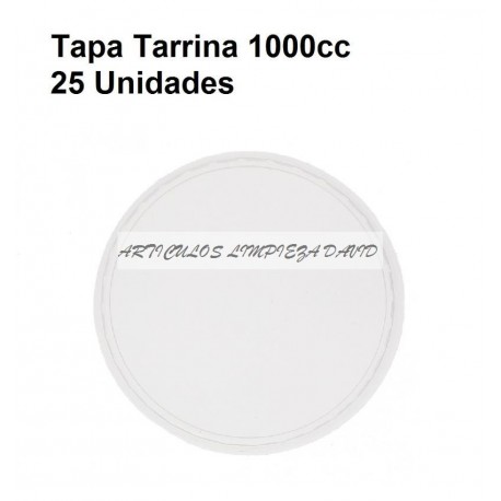TAPA REDONDA CALDO 1000CC 50U C/24PAQ